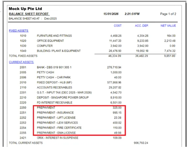 Balance Sheet